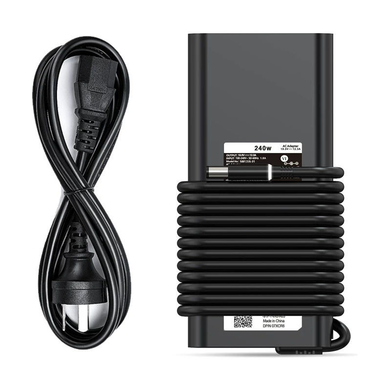 Laptop Charger - เหมาะสำหรับเครื่องชาร์จแล็ปท็อปแบบพกพา Dell 240W รุ่นใหม่ ใช้งานร่วมกับแล็ปท็อปเกมมิ่ง M17X,
