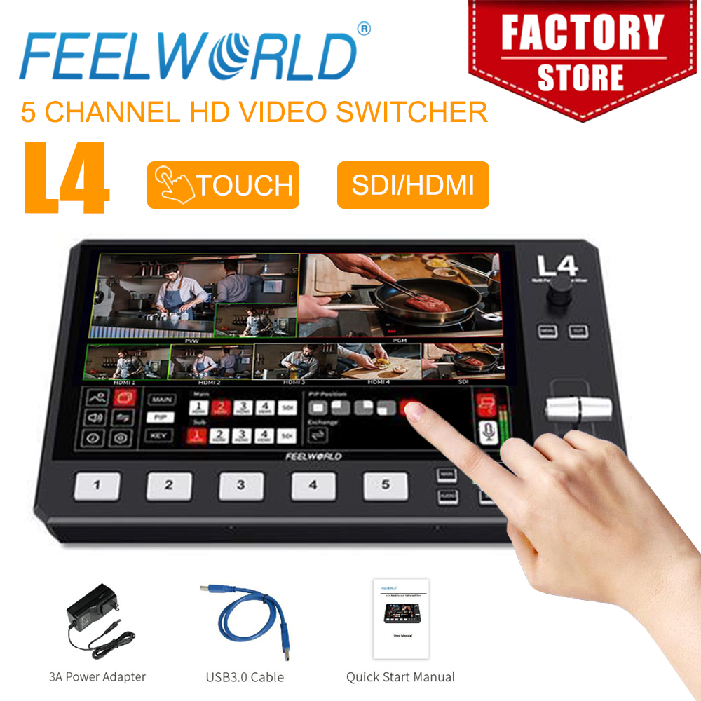 Feelworld ตัวสลับเครื่องผสมวิด - Hdmi Cable บทวิจารณ์และราคา