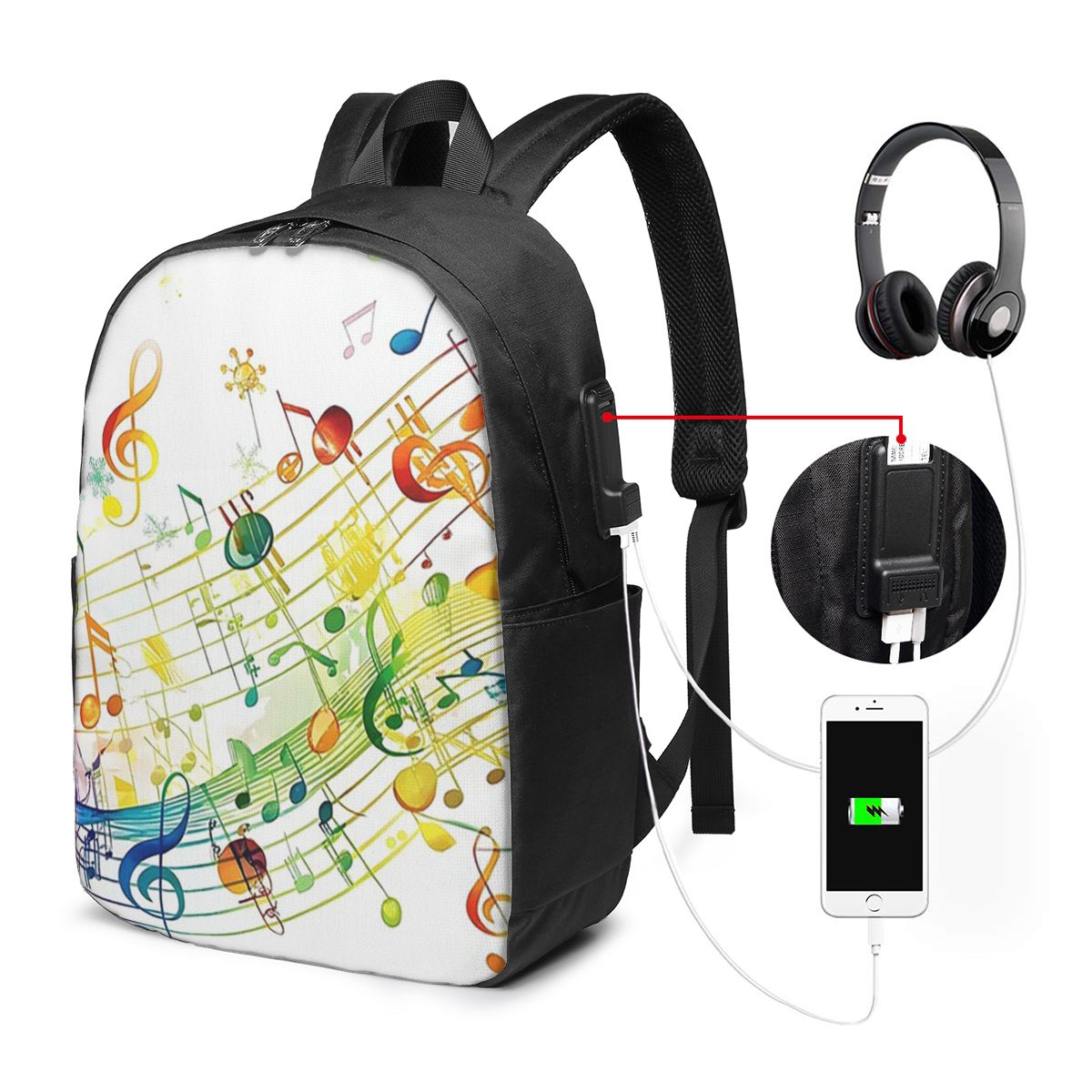 กระเป๋าเป้สะพายหลังลายคีย์เปีย - Laptop Bag บทวิจารณ์และราคา